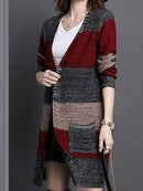 CH5503 Panel Long Cardigan