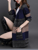 CH5503 Panel Long Cardigan