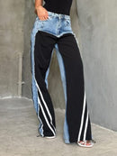 CH5471 Pop out denim joggers