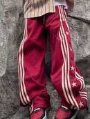 CH5475 Women's red hippie pants