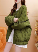 CH5480 Women's Patch Work  Winter Jacket