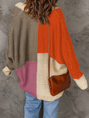 CH5505 Batwing Sleeve Open Front Cardigan