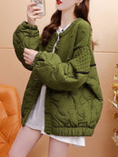 CH5480 Women's Patch Work  Winter Jacket